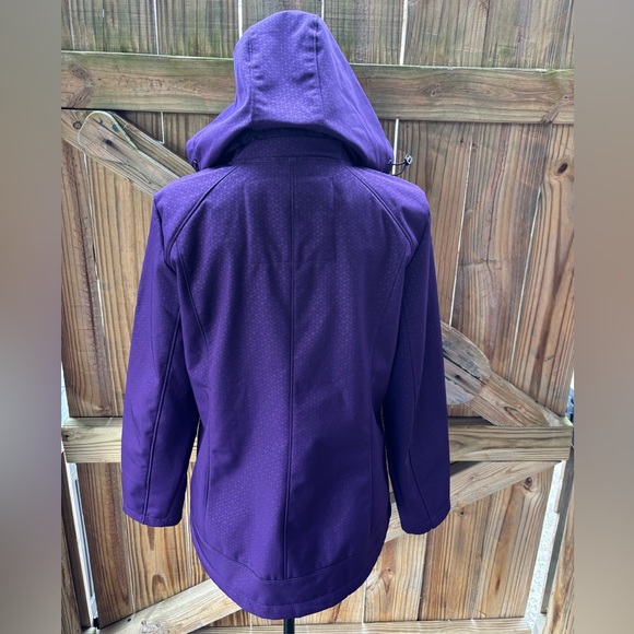 Gerry Outdoors Purple Full Zip Hooded Jacket Size M - Picture 7 of 15